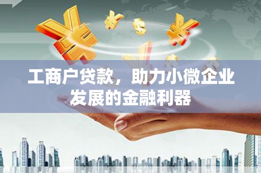 尉氏工商户贷款，助力小微企业发展的金融利器