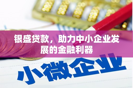 尉氏银盛贷款，助力中小企业发展的金融利器