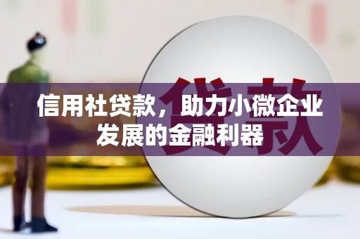 尉氏信用社贷款，助力小微企业发展的金融利器