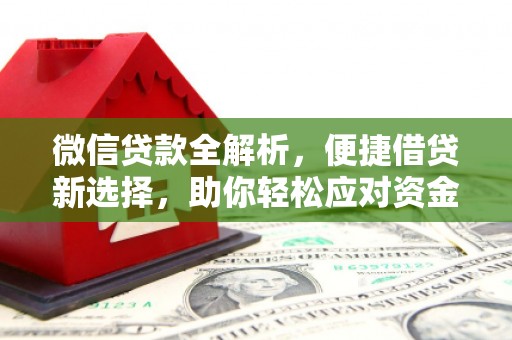 尉氏微信贷款全解析，便捷借贷新选择，助你轻松应对资金需求